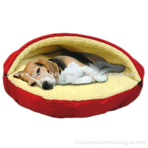 Thermal Fleecy Pet Cave Bed, Warmful, Great for Pet Love to Burrow